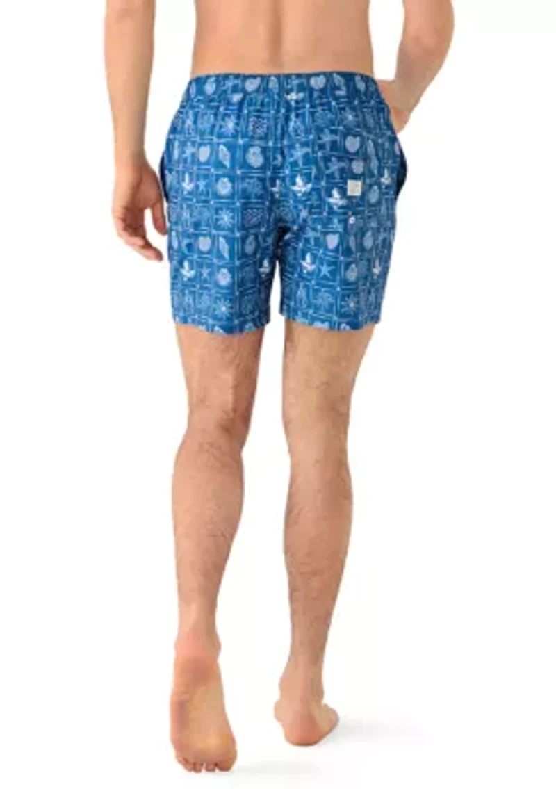 Men's Seafloor Swim Trunks
