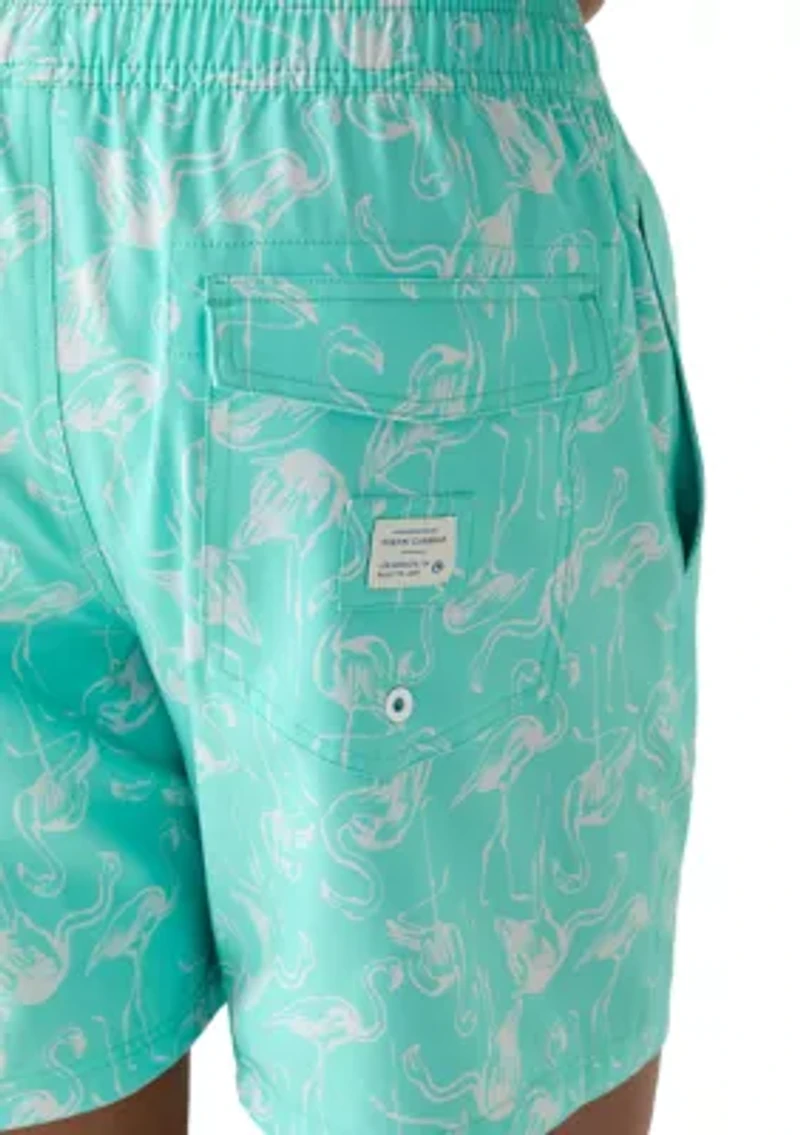 Men's Flamingo Swim Trunks