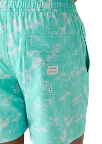 Men's Flamingo Swim Trunks