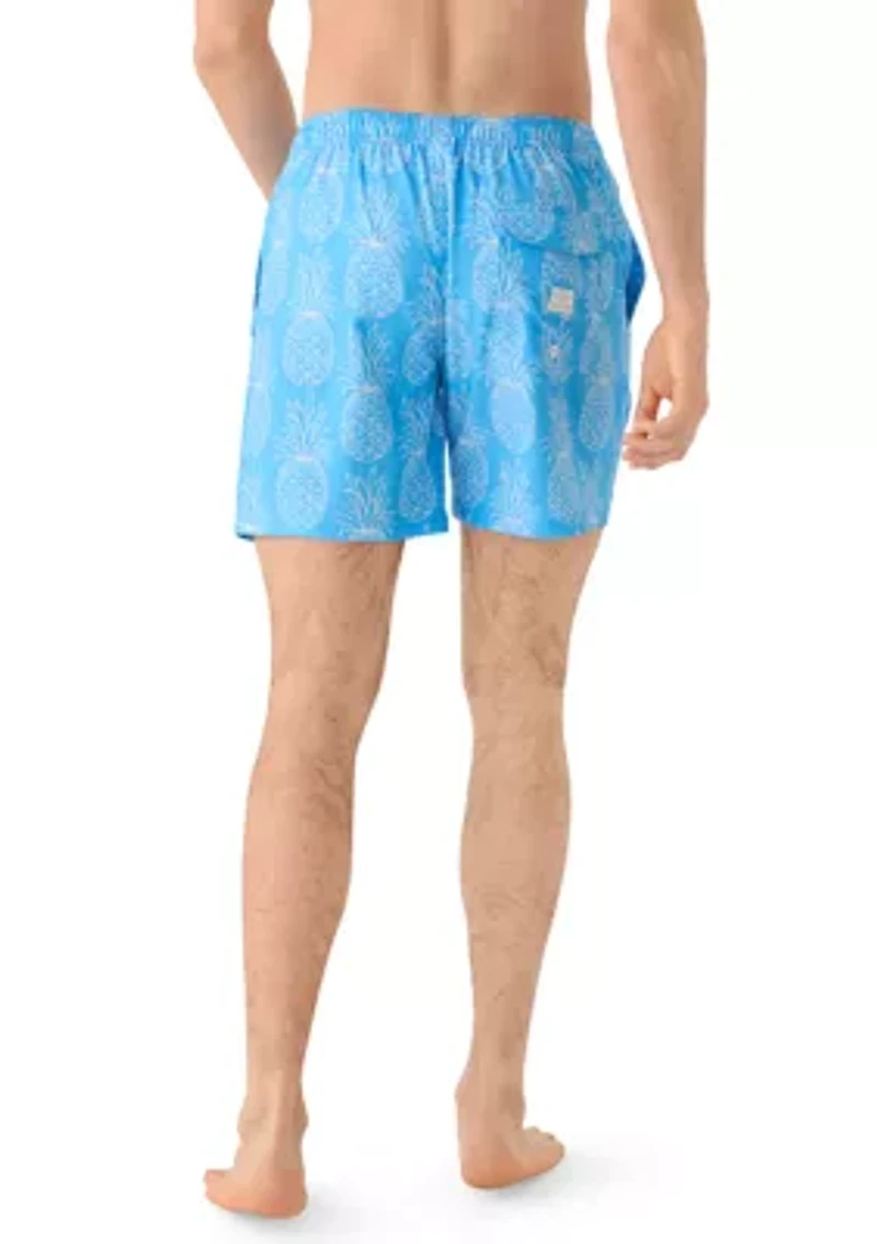 Men's Pineapple Swim Trunks
