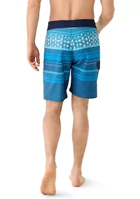 Men's Denim Flag Board Shorts