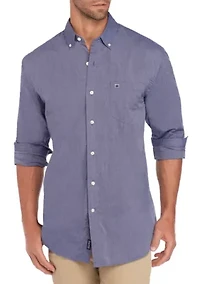 Motion Flex Long Sleeve End-On-End Woven Shirt
