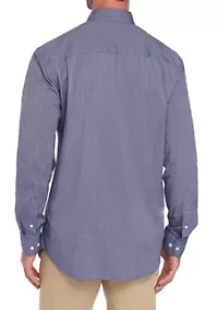 Motion Flex Long Sleeve End-On-End Woven Shirt