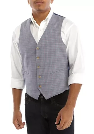 Multicolor Check Vest
