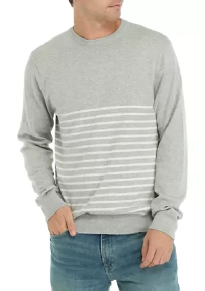 Color Block Striped Sweater