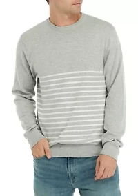 Color Block Striped Sweater