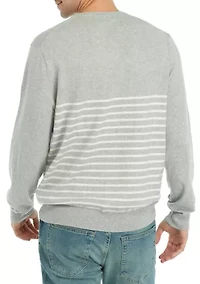Color Block Striped Sweater