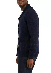Donegal Solid Shawl Cardigan