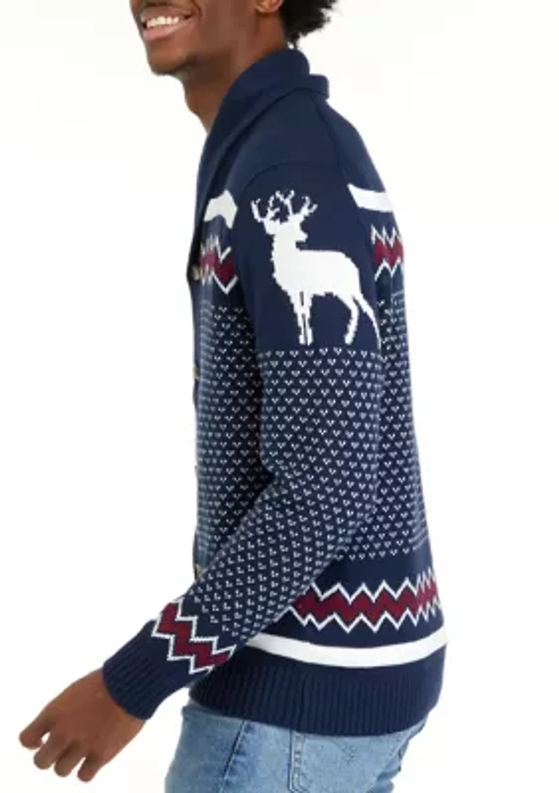 Fairisle Shawl Cardigan