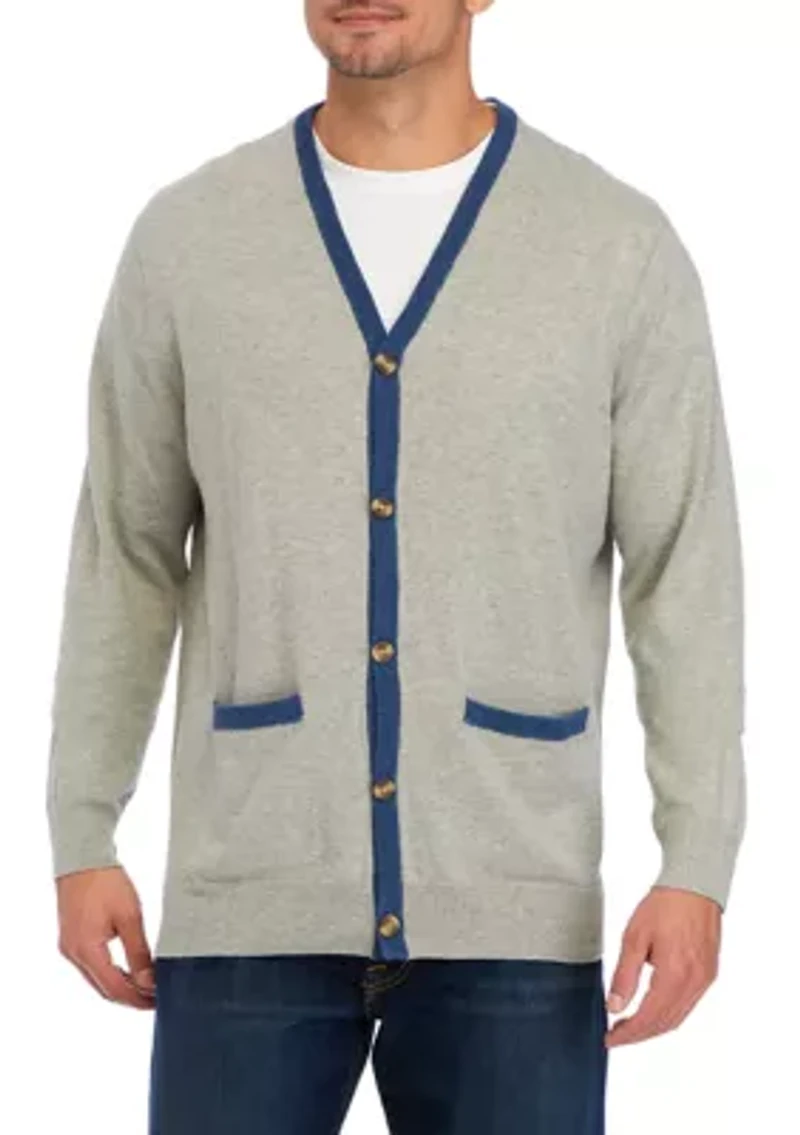 Men's Cotton Cash Cardigan Sweater