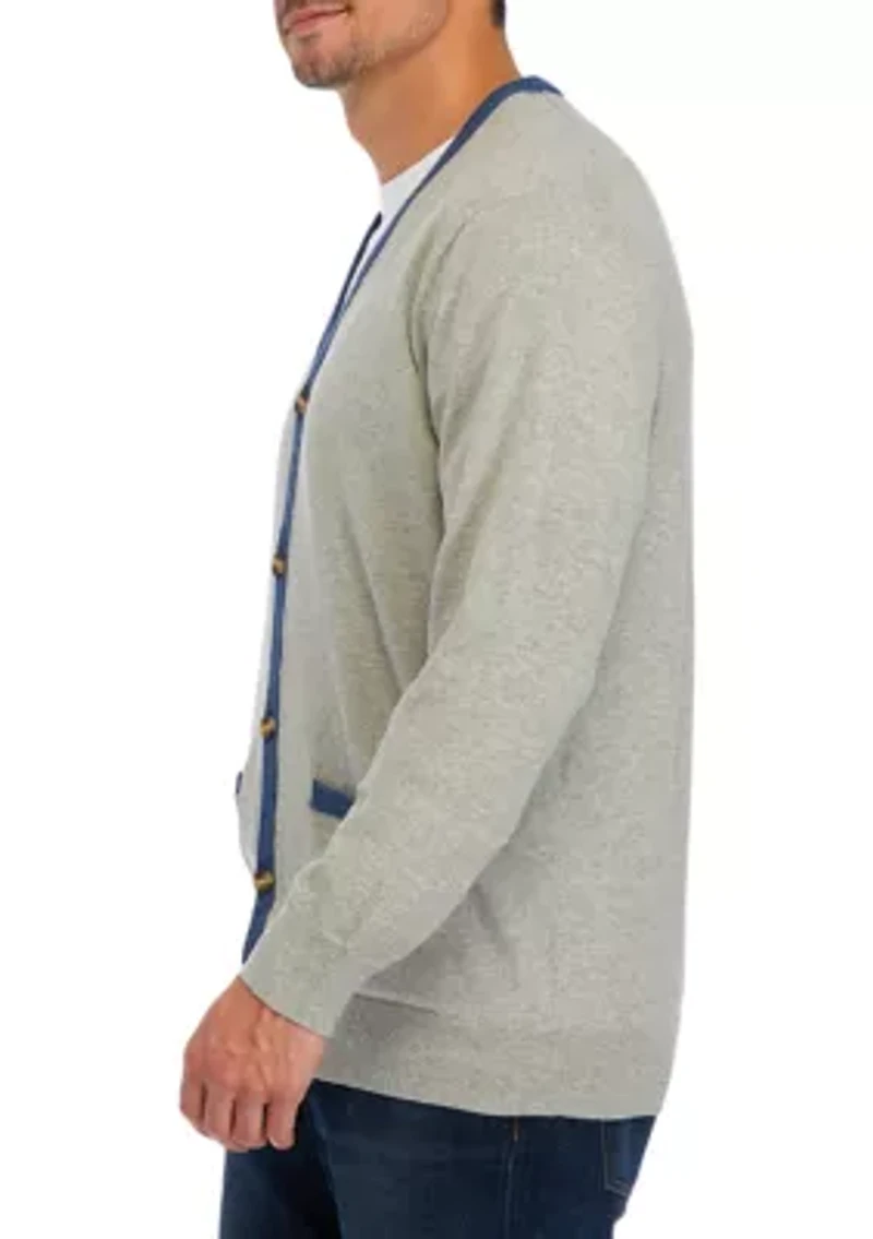 Men's Cotton Cash Cardigan Sweater