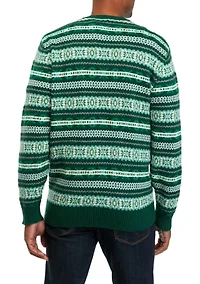 Wool Blend Fair Isle Sweater