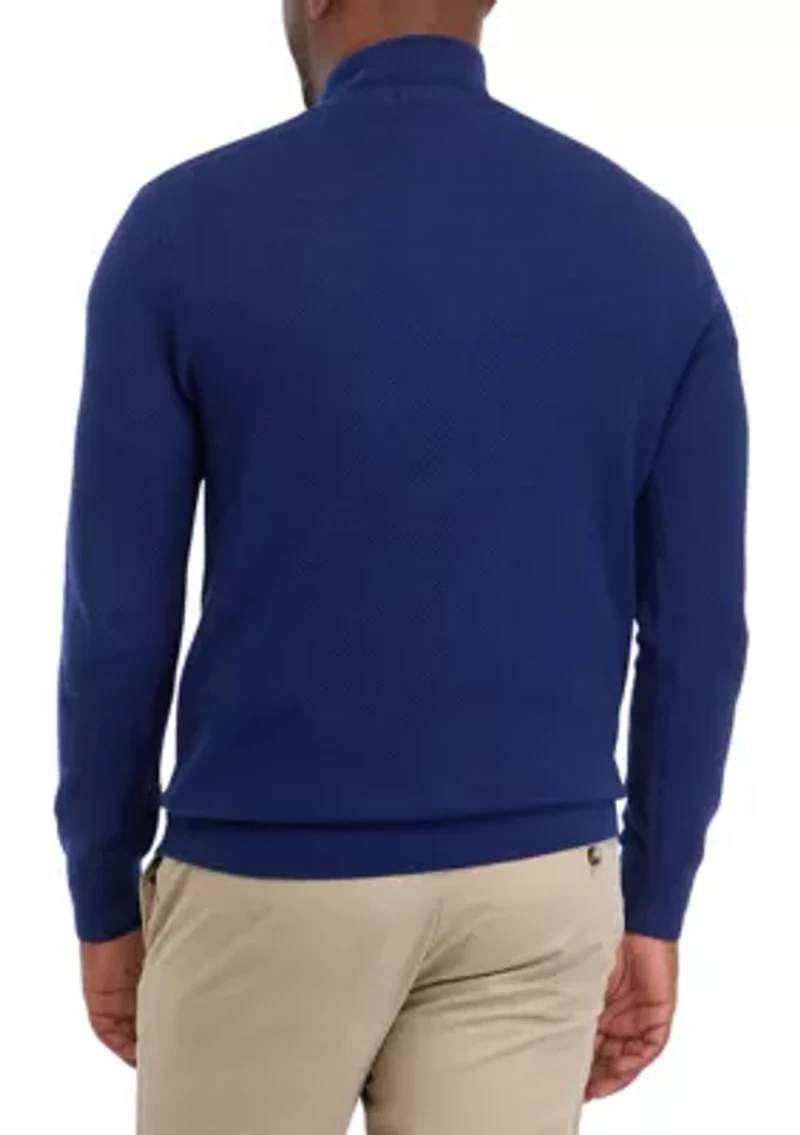 Nailhead 1/4 Zip Pullover