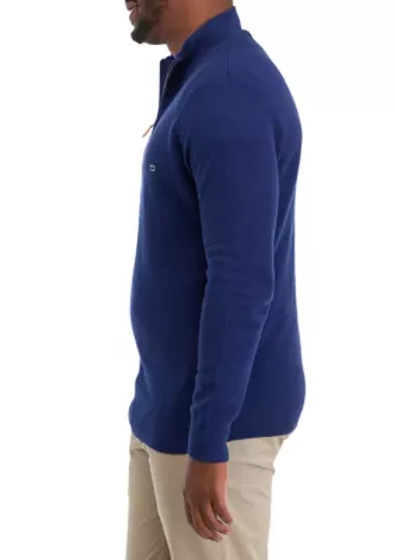 Nailhead 1/4 Zip Pullover