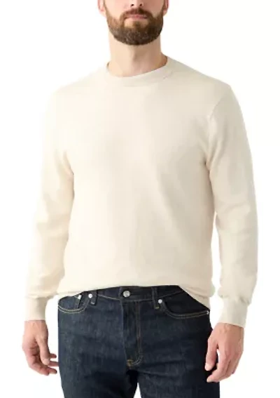 Solid Crew Neck Sweater