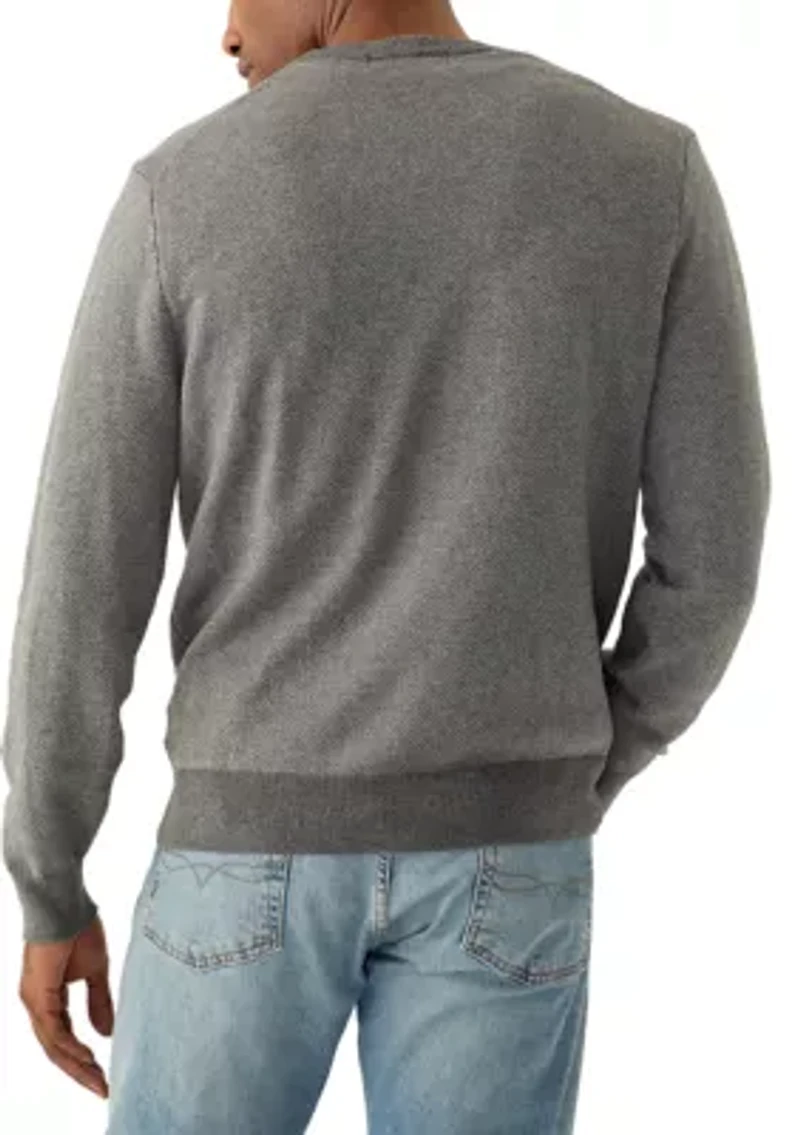 Solid Crew Neck Sweater