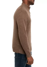 Donegal Quarter Zip Sweater