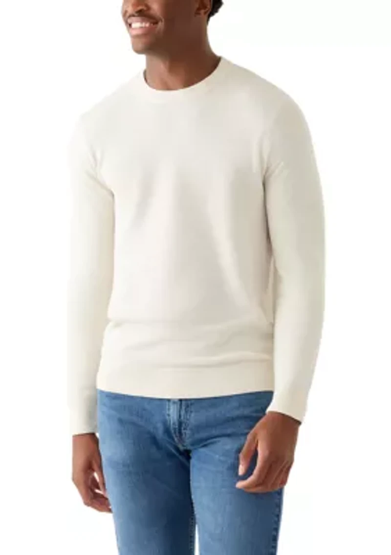 Men's Nailhead Crew Neck Sweater