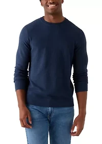 Men's Nailhead Crew Neck Sweater