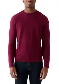 Men's Nailhead Crew Neck Sweater