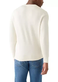 Men's Nailhead Crew Neck Sweater