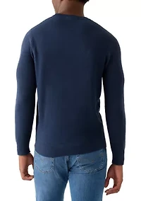 Men's Nailhead Crew Neck Sweater