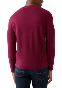 Men's Nailhead Crew Neck Sweater
