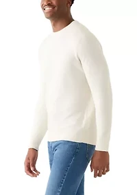 Men's Nailhead Crew Neck Sweater