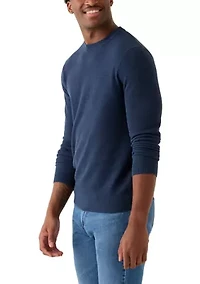 Men's Nailhead Crew Neck Sweater