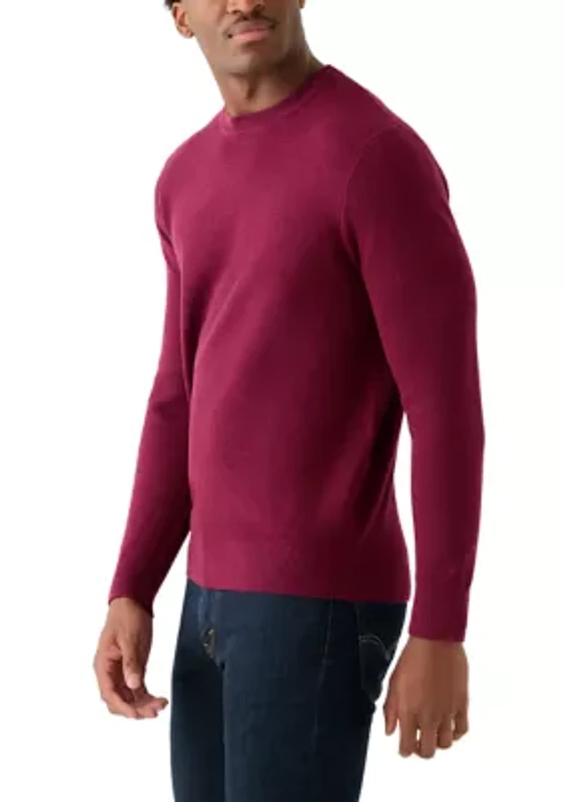 Men's Nailhead Crew Neck Sweater