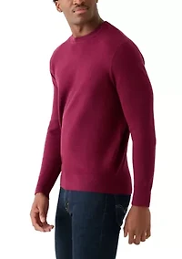 Men's Nailhead Crew Neck Sweater