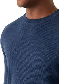 Men's Nailhead Crew Neck Sweater