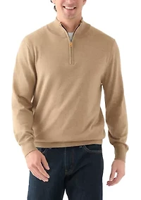 Men's Quarter Zip Sweater