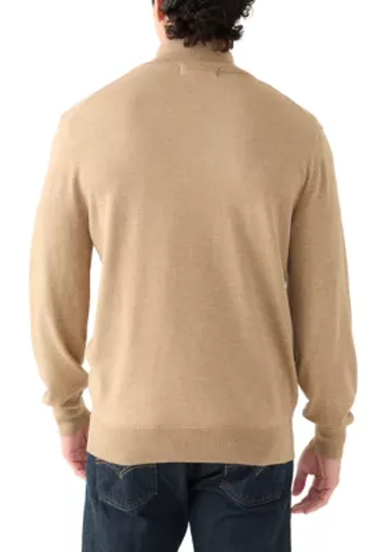 Men's Quarter Zip Sweater