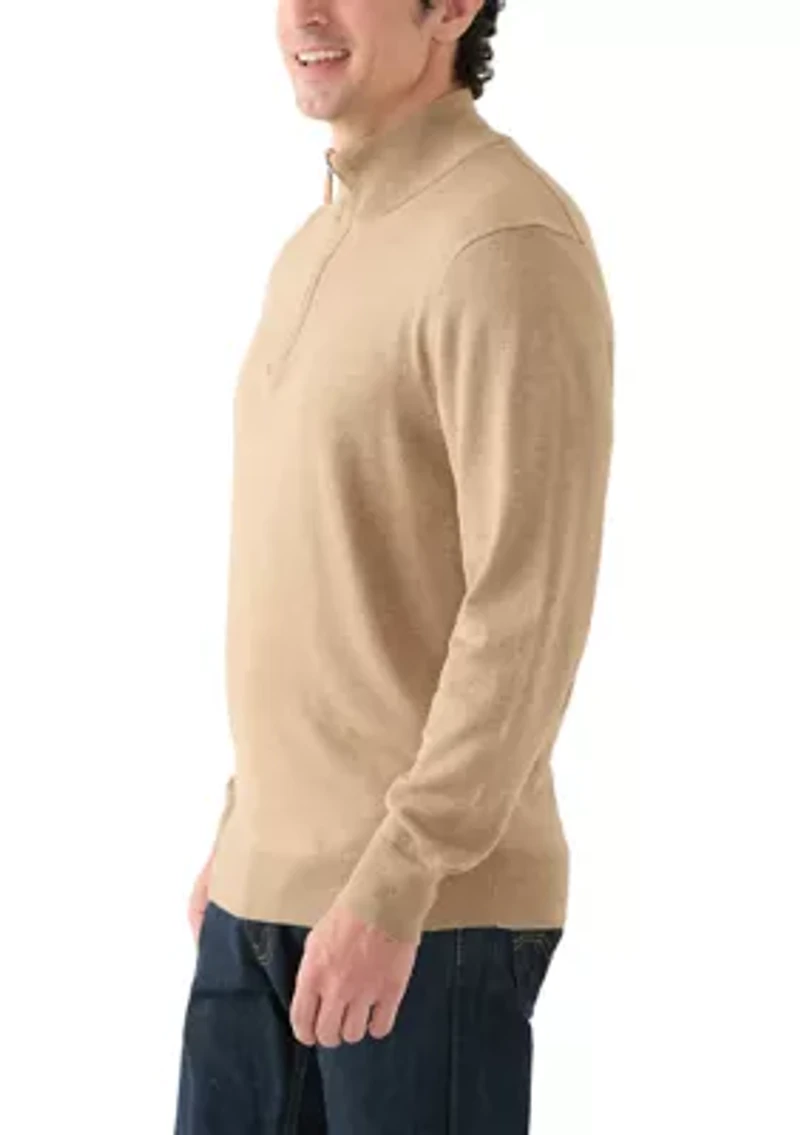 Men's Quarter Zip Sweater