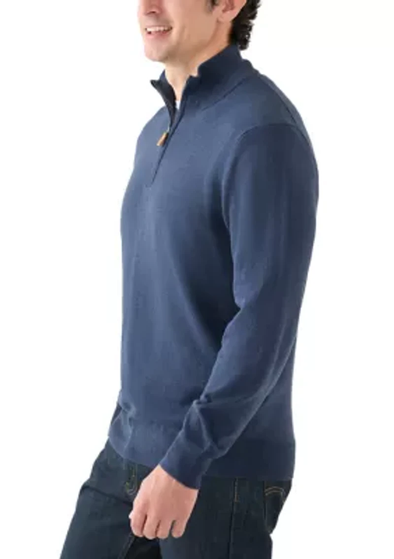 Men's Quarter Zip Sweater