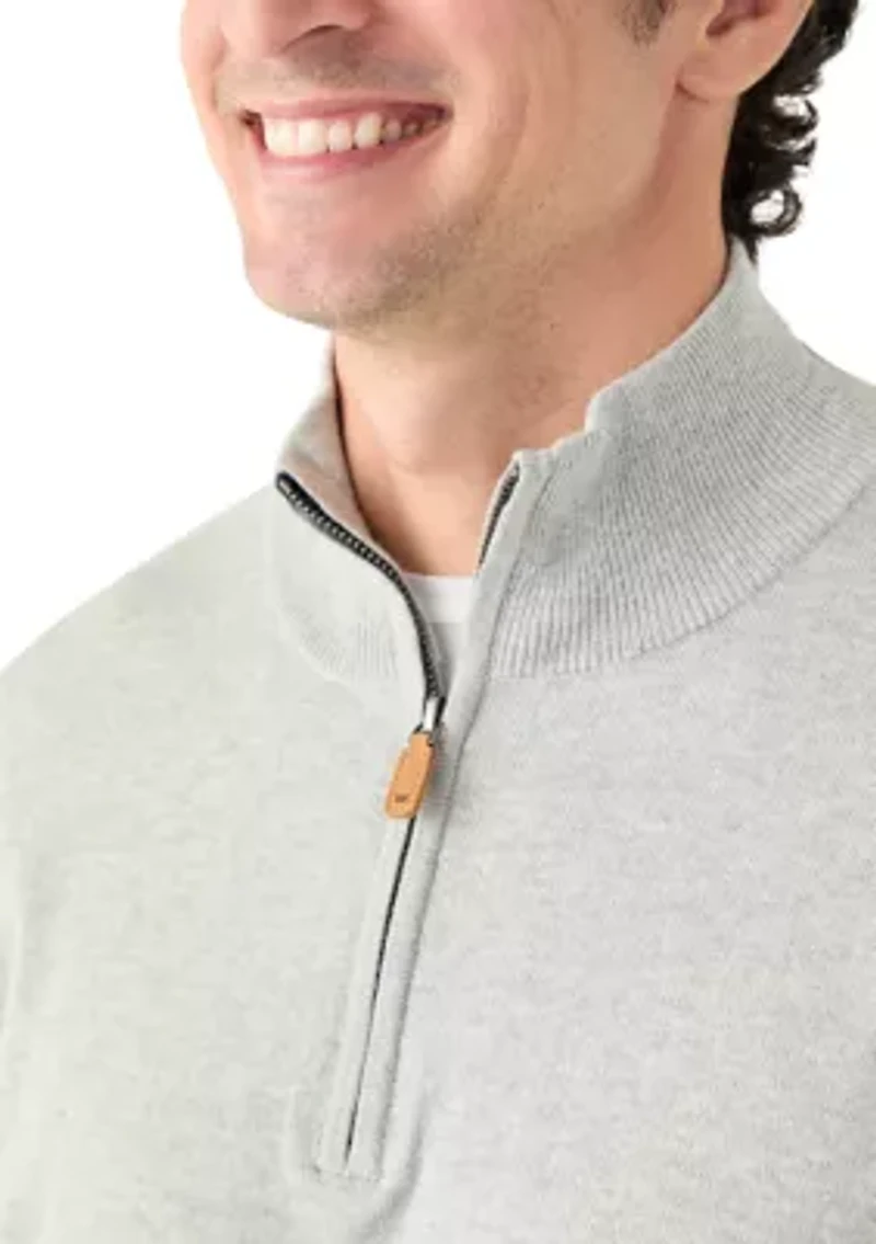 Men's Quarter Zip Sweater