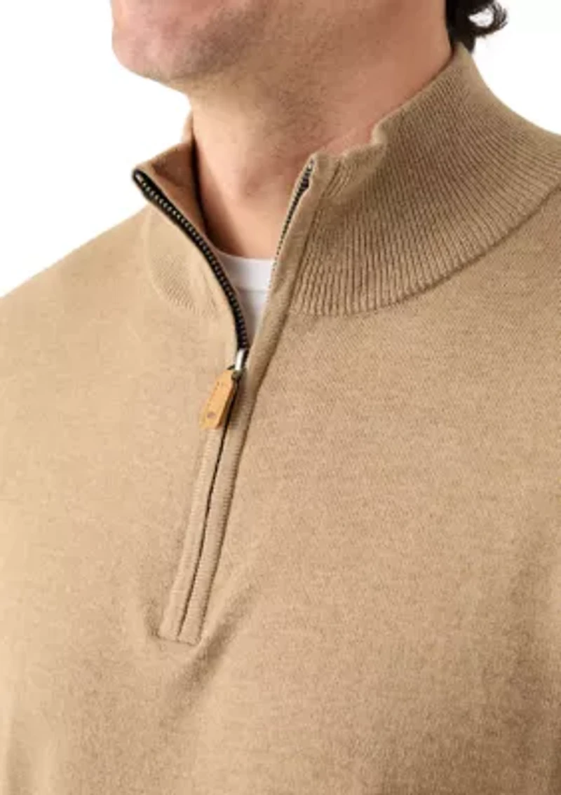 Men's Quarter Zip Sweater