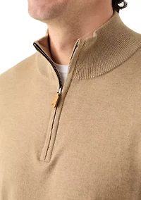 Men's Quarter Zip Sweater