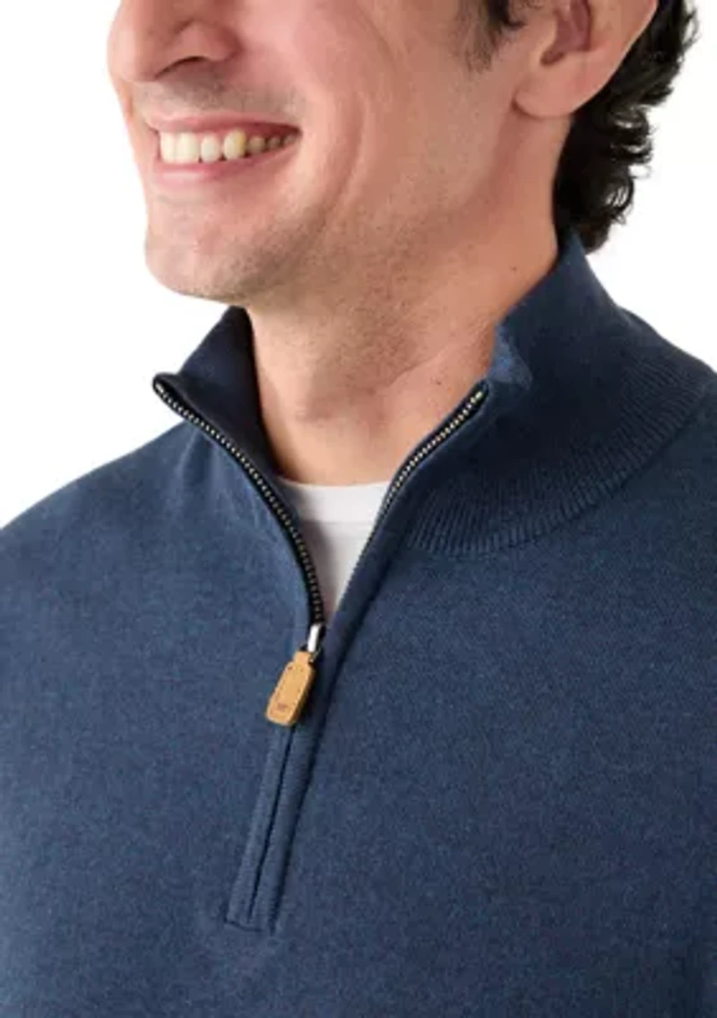 Men's Quarter Zip Sweater