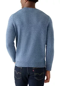 Men's Marled Crew Neck Sweater