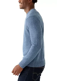 Men's Marled Crew Neck Sweater