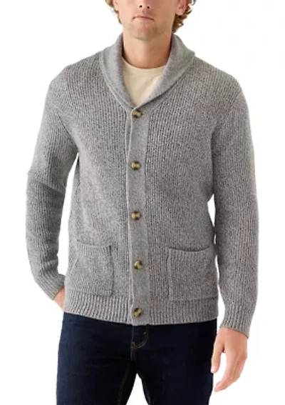Men's Shawl Collar Cardigan Sweater
