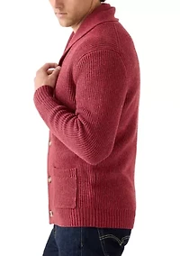 Men's Shawl Collar Cardigan Sweater