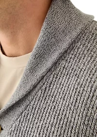 Men's Shawl Collar Cardigan Sweater