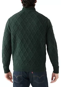 Men's Donegal Quarter Zip Sweater