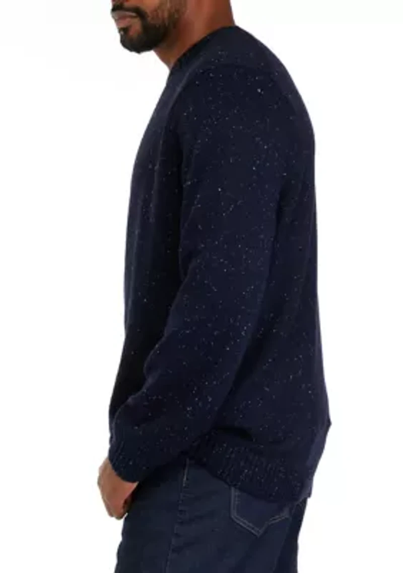 Big & Tall Solid Crew Neck Sweater