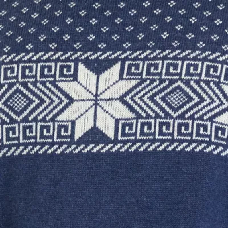 Big & Tall Snowflake Fairisle Sweater