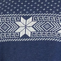Big & Tall Snowflake Fairisle Sweater