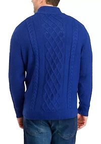 Big & Tall 1/4 Zip Pullover